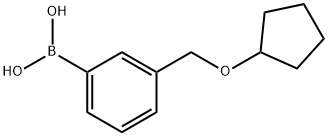 3-[(cyclopentyloxy)methyl]phenylboronic acid Structure