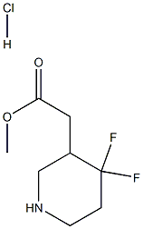 methyl 2-(4,4-difluoropiperidin-3-yl)acetate hydrochloride|