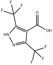 3,5-bis(trifluoromethyl)-1H-pyrazole-4-carboxylic acid Structure