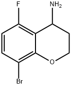 8-bromo-5-fluorochroman-4-amine Struktur