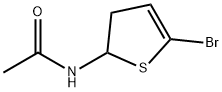 N-(5-溴-2,3-二氢噻吩-2-基)乙酰胺 结构式