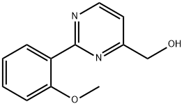 (2-(2-methoxyphenyl)pyrimidin-4-yl)methanol Structure