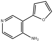 4-AMINO-3-(2-FURYL)PYRIDINE 结构式