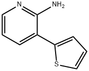 3-(THIOPHEN-2-YL)PYRIDIN-2-AMINE, 1339486-33-7, 结构式