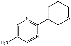 2-(tetrahydro-2H-pyran-3-yl)pyrimidin-5-amine|