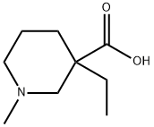 3-ethyl-1-methylpiperidine-3-carboxylic acid Structure