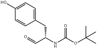 tert-butyl (S)-1-formyl-2-(4-hydroxyphenyl)ethylcarbamate|