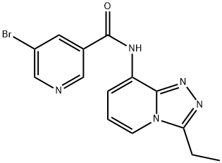1340894-13-4 5-溴-N-(3-乙基-[1,2,4]三唑并[4,3-A]吡啶-8-基)烟酰胺