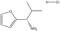 (S)-1-(furan-2-yl)-2-methylpropan-1-amine hydrochloride 结构式