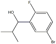 1-(5-bromo-2-fluorophenyl)-2-methylpropan-1-ol,1341504-78-6,结构式