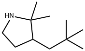 3-(2,2-二甲基丙基)-2,2-二甲基吡咯烷,1342006-48-7,结构式