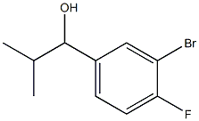 1-(3-bromo-4-fluorophenyl)-2-methylpropan-1-ol,1342544-77-7,结构式