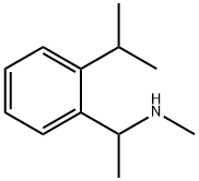 METHYL((1-[2-(PROPAN-2-YL)PHENYL]ETHYL))AMINE Structure