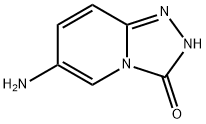 6-amino-[1,2,4]triazolo[4,3-a]pyridin-3-ol 化学構造式