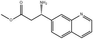 METHYL (3S)-3-AMINO-3-(7-QUINOLYL)PROPANOATE 结构式