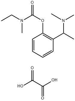 2-(1-(dimethylamino)ethyl)phenyl ethyl(methyl)carbamate 2,3-
dihydroxysuccinate 化学構造式