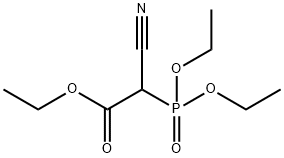 2-氰基-2-(二乙氧基磷酰基)乙酸乙酯, 13504-83-1, 结构式