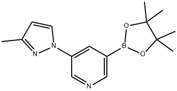 5-(3-Methyl-1H-pyrazol-1-yl)pyridine-3-boronic acid pinacol ester|
