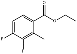 ETHYL 3,4-DIFLUORO-2-METHYLBENZOATE, 1352208-34-4, 结构式