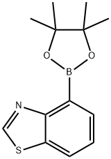 4-(tetramethyl-1,3,2-dioxaborolan-2-yl)-1,3-benzothiazole Struktur