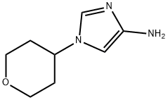4-Amino-1-(4-tetrahydropyranyl)imidazole, 1353854-46-2, 结构式