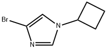 4-Bromo-1-(cyclobutyl)-1H-imidazole Struktur