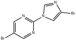 1-(5-Bromo-2-pyrimidyl)-4-bromoimidazole Struktur