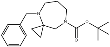 tert-butyl 9-benzyl-5,9-diazaspiro[2.6]nonane-5-carboxylate,1354623-66-7,结构式