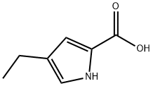 4-Ethyl-1H-pyrrole-2-carboxylic acid Struktur
