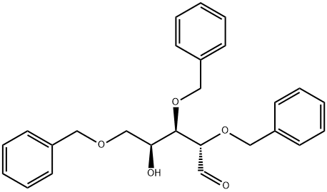 2,3,5-Tri-O-benzyl-L-xylofuranose,135791-05-8,结构式