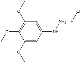 1-(3,4,5-trimethoxyphenyl)hydrazine hydrochloride 结构式