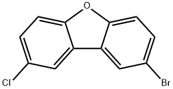 2-Bromo-8-chlorodibenzofuran 化学構造式