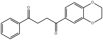 1-(2,3-dihydrobenzo[b][1,4]dioxin-6-yl)-4-phenylbutane-1,4-dione, 1360540-81-3, 结构式