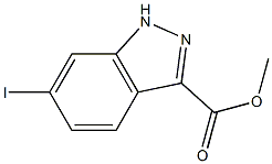 methyl 6-iodo-1H-indazole-3-carboxylate, 1360961-14-3, 结构式