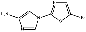 1-(5-Bromothiazol-2-yl)-4-aminoimidazole Structure