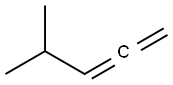 4-Methyl-1,2-pentadiene. Struktur