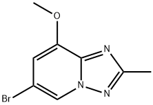 6-bromo-8-methoxy-2-methyl-[1,2,4]triazolo[1,5-a]pyridine Structure