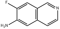 7-fluoroisoquinolin-6-amine Structure
