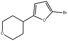 2-Bromo-5-(4-tetrahydropyranyl)furan 结构式