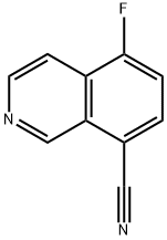 5-fluoroisoquinoline-8-carbonitrile Structure
