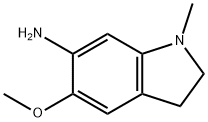 5-methoxy-1-methylindolin-6-amine Struktur