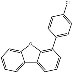 4-(4-Chlorophenyl)dibenzo[b,d]furan Structure