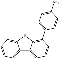4-(4-Dibenzothienyl)benzenamine Structure