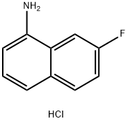 7-Fluoronaphthalen-1-amine hydrochloride Structure