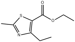 2-甲基-4-乙基-5-噻唑羧酸乙酯 结构式
