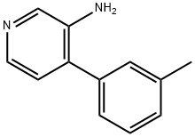 3-AMINO-4-(3-TOLYL)PYRIDINE 结构式