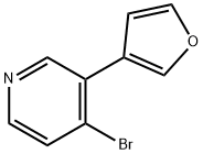4-Bromo-3-(3-furyl)pyridine Struktur