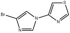 1-(Thiazol-4-yl)-4-bromoimidazole 结构式