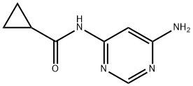 N-(6-amino-4-pyrimidinyl)Cyclopropanecarboxamide Structure