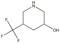 5-三氟甲基-哌啶-3-醇, 1378730-75-6, 结构式